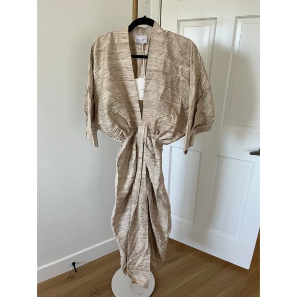 Piece of White Audrey Dress in Beige - Picture 5 of 11